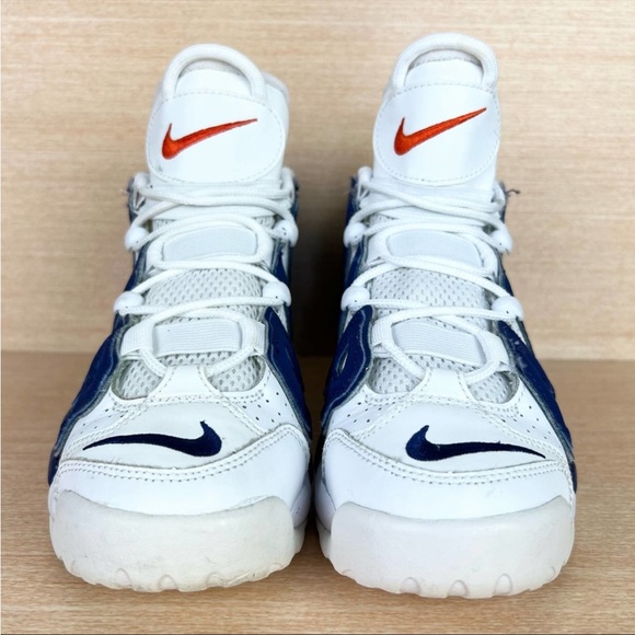 COPY - Nike Air More Uptempo GS 'Knicks' Sneakers In White Royal Blue Youth US … - Picture 4 of 6